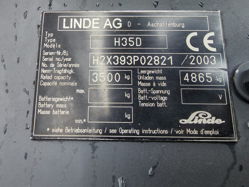 LINDE H35D – 447