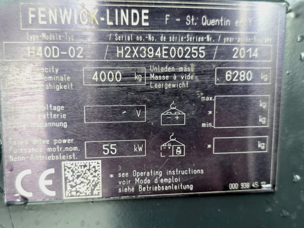 LINDE H40D – 482