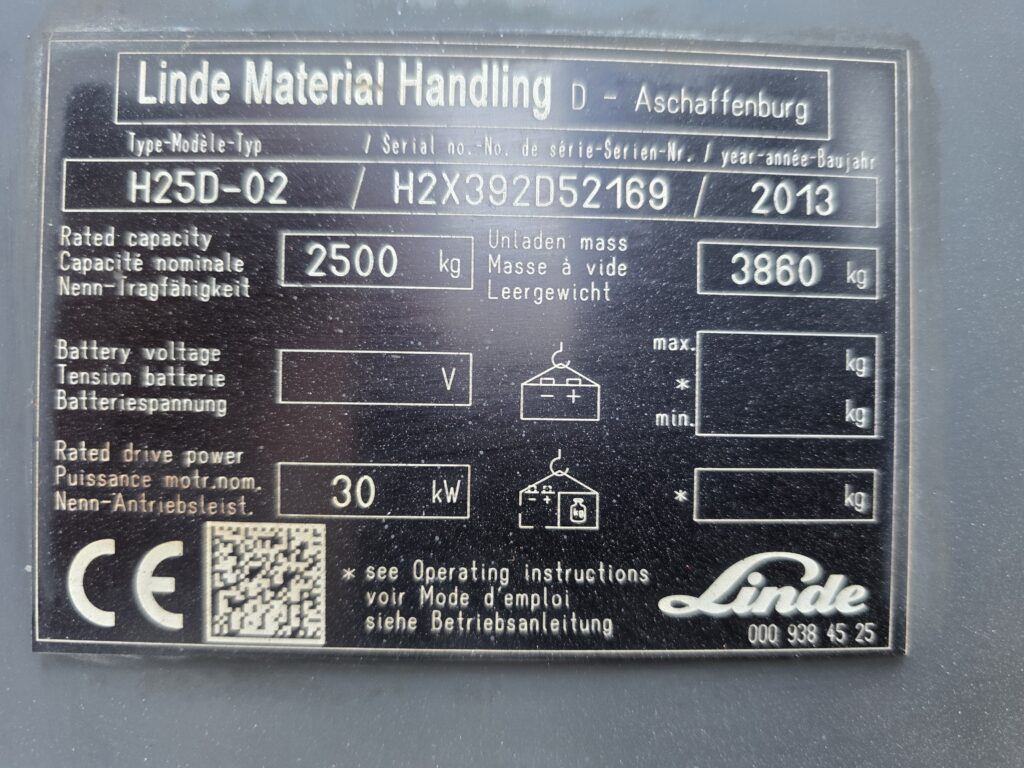 LINDE H25D – 484