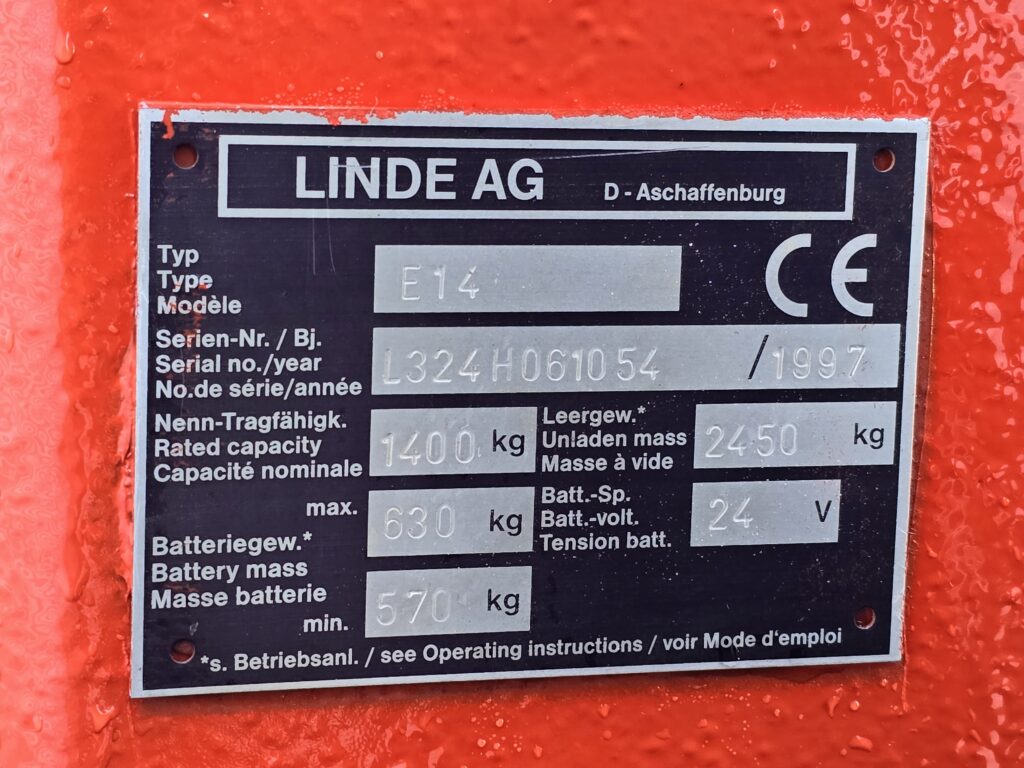 LINDE E14  – 486