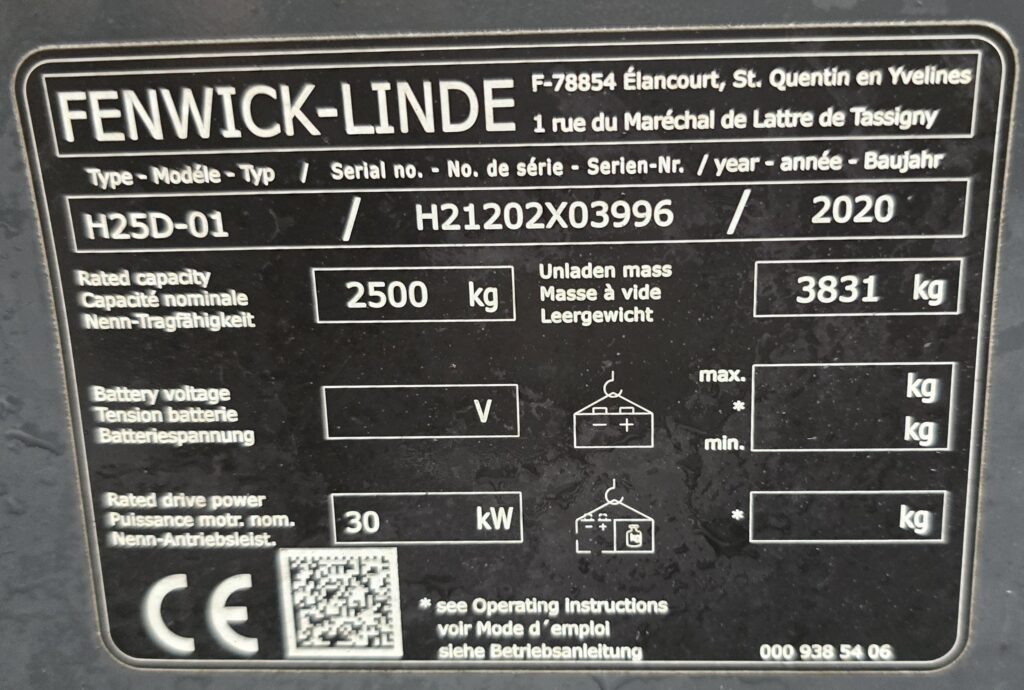 LINDE H25D- 488