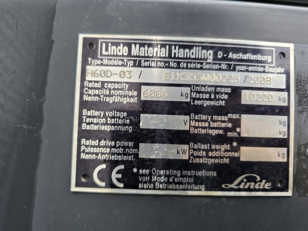 LINDE H60D – 489