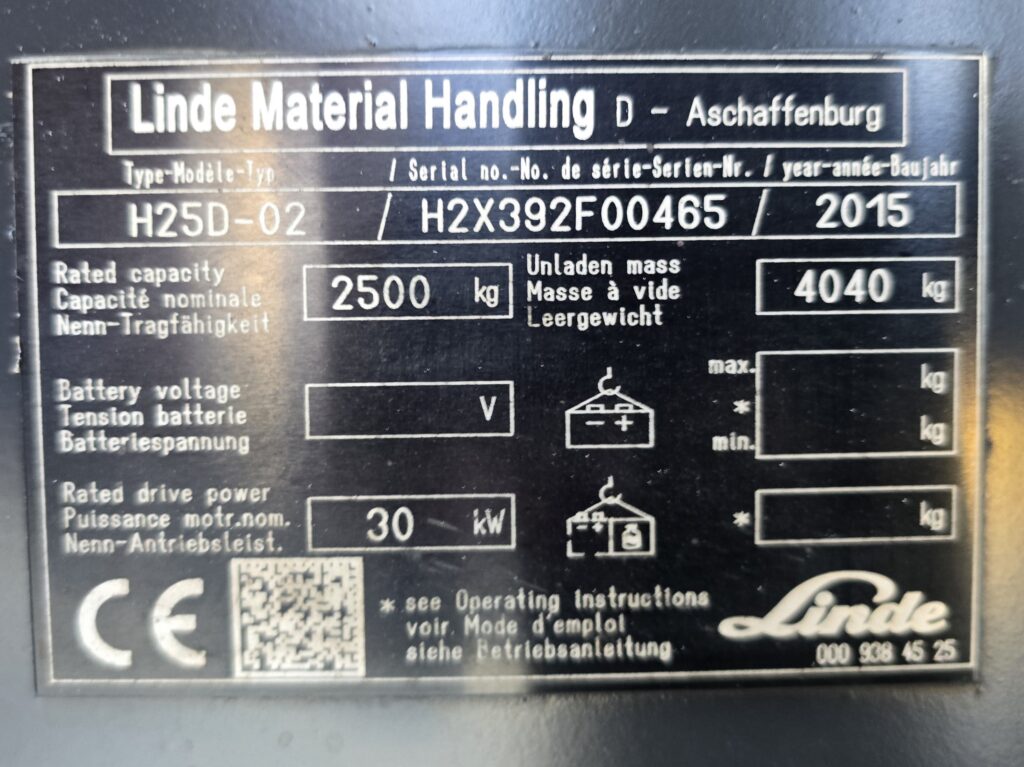 LINDE H25D