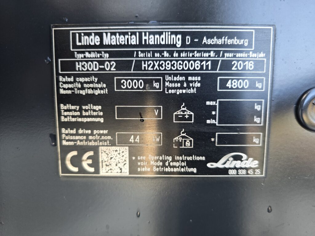 LINDE H30D – 491