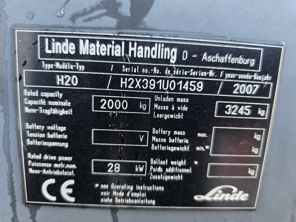 LINDE H20T – 493