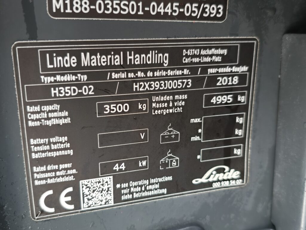 Linde H35D – 495