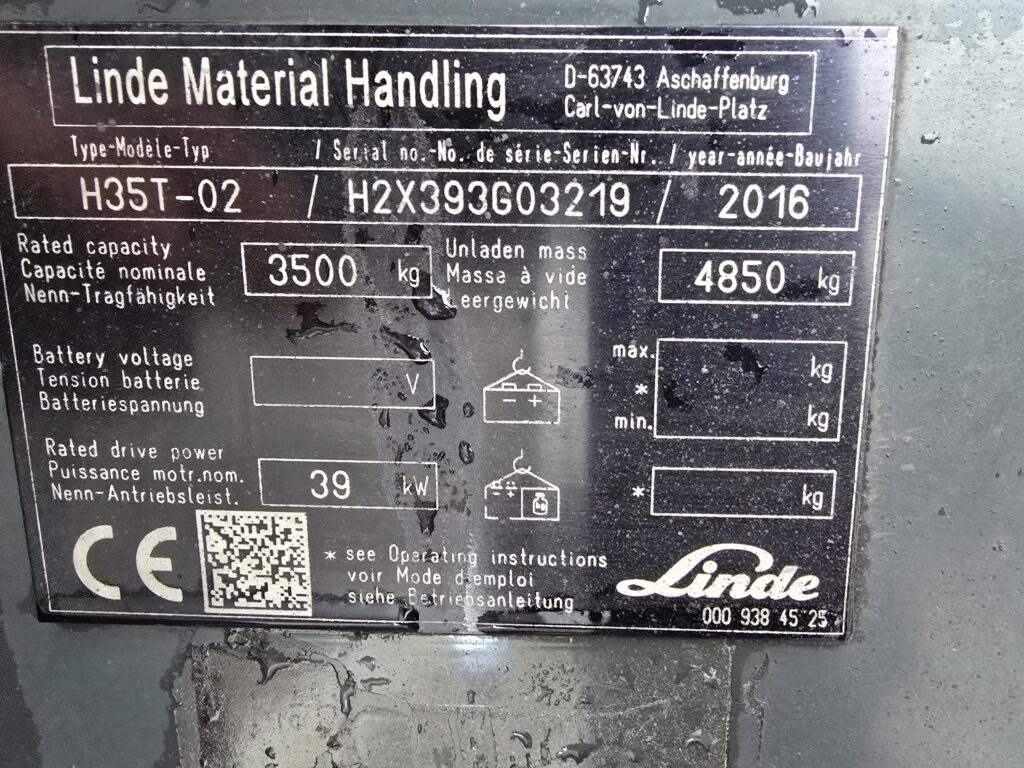 LINDE H35T – 498