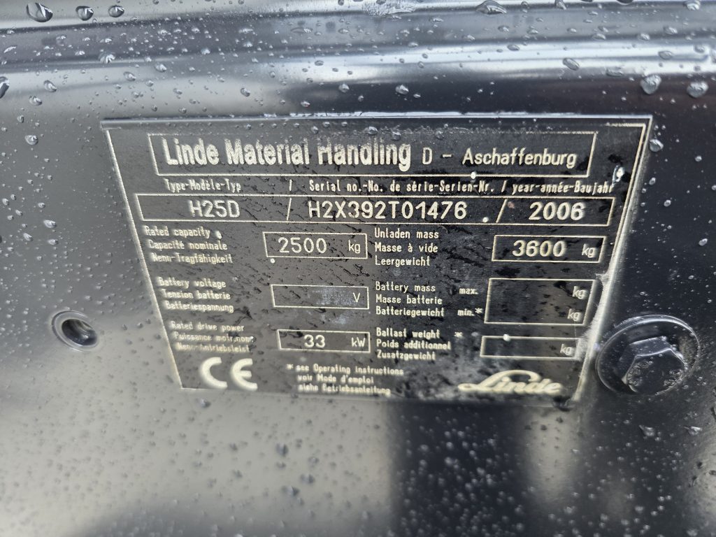 LINDE H25D – 523