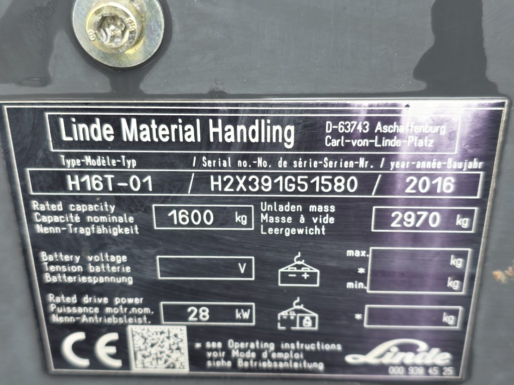 LINDE H16T – 521