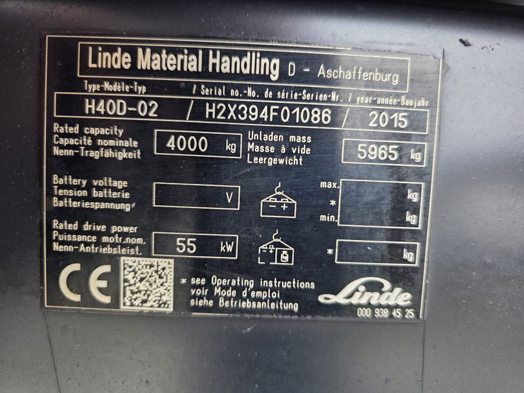 LINDE H40D – 529